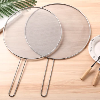 Stainless Steel Fine Mesh Splatter Screen Guard Strainer Cooking Frying Straining Kitchen Tools Oil Splatter Screen Accessory
Stainless Steel Fine Mesh Splatter Screen Guard Strainer Cooking Frying Straining Kitchen Tools Oil Splatter Screen Accessory