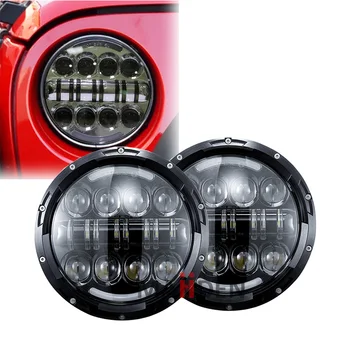 Black/Chrome LED Projector Round Headlights For Lada Niva 4x4 Urban 7" Inch Forward Headlamp For Jeep Wrangler Toyota FJ Cruiser
Black/Chrome LED Projector Round Headlights For Lada Niva 4x4 Urban 7" Inch Forward Headlamp For Jeep Wrangler Toyota FJ Cruiser