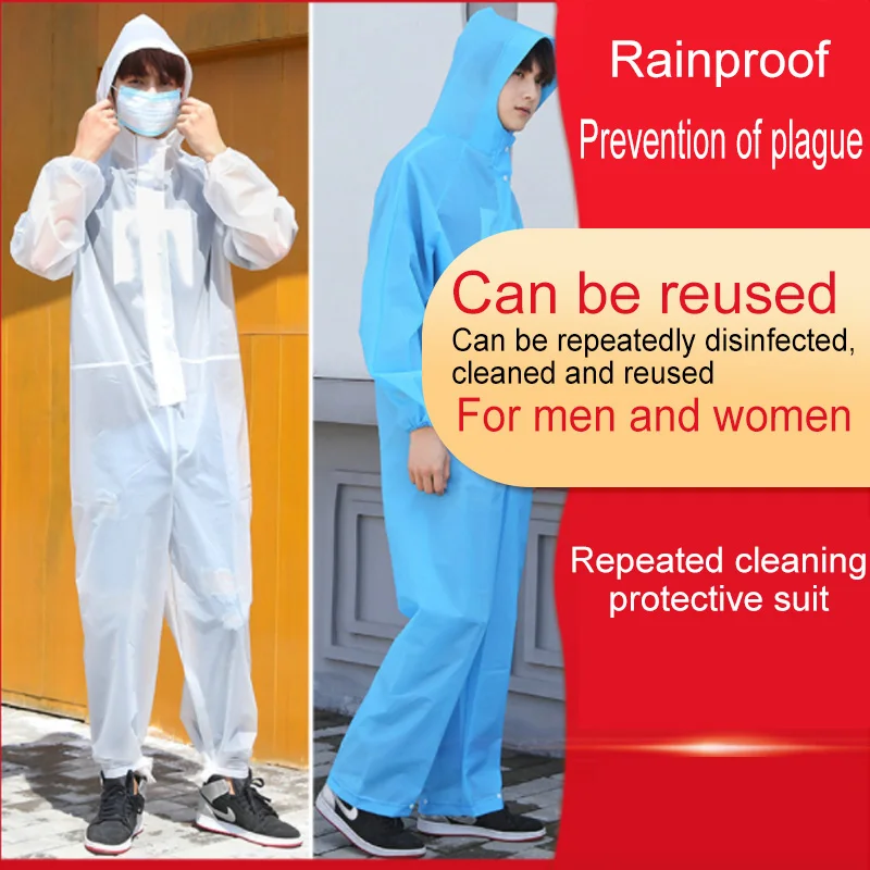 Protective clothing Chemical protective clothing Siamese epidemic isolation Waterproof EVA Washable protective clothing Raincoat
Protective clothing Chemical protective clothing Siamese epidemic isolation Waterproof EVA Washable protective clothing Raincoat