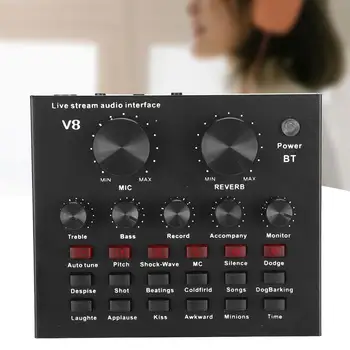 Bluetooth Wireless Sound Cards Portable Computer Live Broadcast Voice Changing Card 112 Electro-Acoustic 18 Sound Effect
Bluetooth Wireless Sound Cards Portable Computer Live Broadcast Voice Changing Card 112 Electro-Acoustic 18 Sound Effect