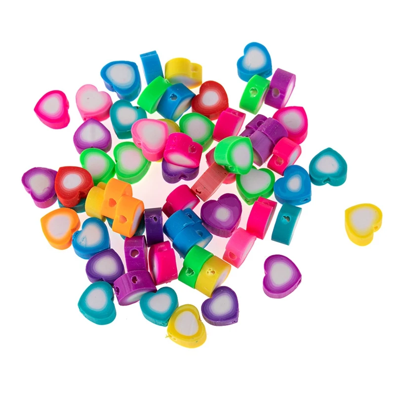 30Pcs 10*3mm Mix Color Heart Shape Beads Polymer Chip Disk Loose Spacer Beads for Necklace Bracelets Jewelry Making DIY Supplies
30Pcs 10*3mm Mix Color Heart Shape Beads Polymer Chip Disk Loose Spacer Beads for Necklace Bracelets Jewelry Making DIY Supplies