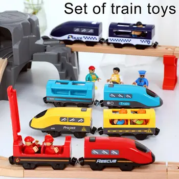 Train Toys Voice Broadcast Electric Train Toy Set Kids Train Toy Connected With Wooden Railway Track Car Toy Kids Gift 
Train Toys Voice Broadcast Electric Train Toy Set Kids Train Toy Connected With Wooden Railway Track Car Toy Kids Gift