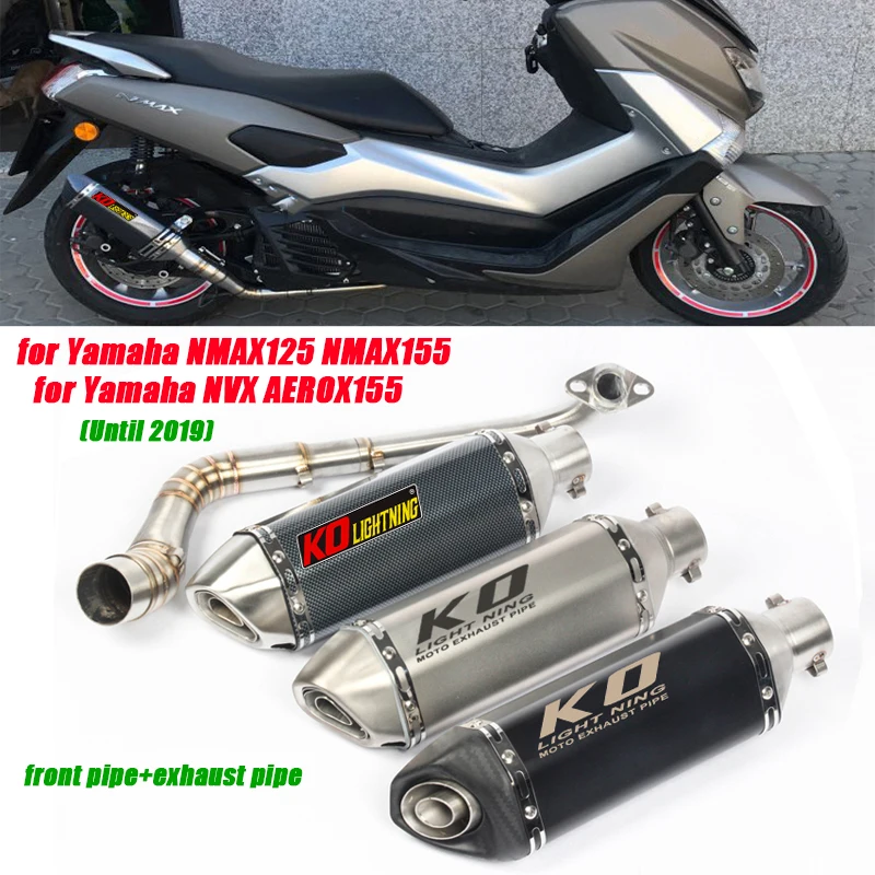 Motorcycle Full Link Pipe With Tail Exhaust Muffler Pipe Silencer System Set For Yamaha NMAX125 155 NVX AEROX155 Until 2019
Motorcycle Full Link Pipe With Tail Exhaust Muffler Pipe Silencer System Set For Yamaha NMAX125 155 NVX AEROX155 Until 2019
