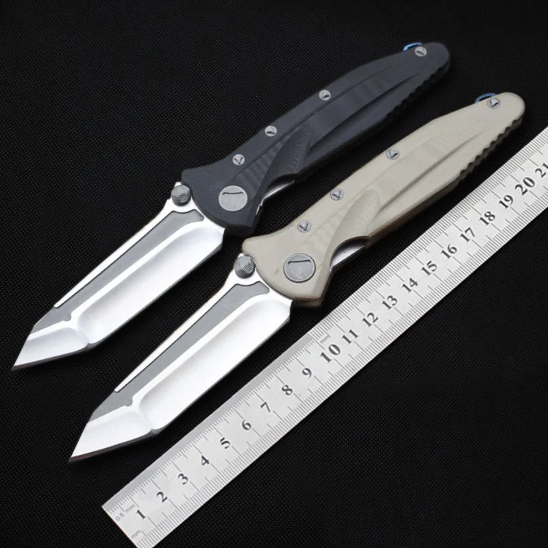 Delta Ball Bearing folding knife D2 blade G10 Handle sharp Tactical Pocket Knives Camping Hunting Survival Knife EDC Tools
Delta Ball Bearing folding knife D2 blade G10 Handle sharp Tactical Pocket Knives Camping Hunting Survival Knife EDC Tools