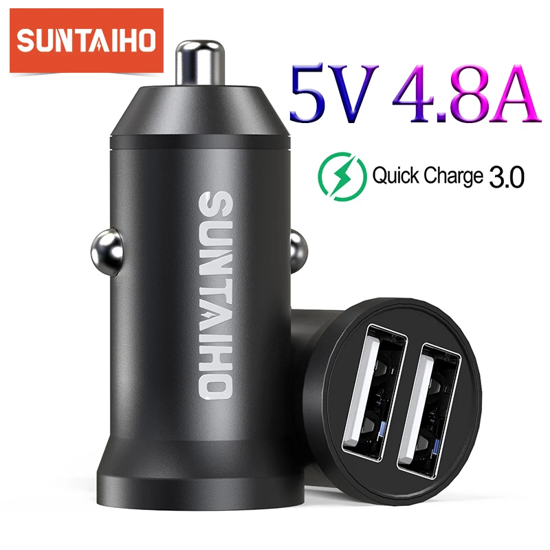 Suntaiho 5V 4.8A Mini USB Car Charger For iPhone iPad Samsung Mobile Phone GPS Fast Charger Car USB Charger Adapter Car Charger
Suntaiho 5V 4.8A Mini USB Car Charger For iPhone iPad Samsung Mobile Phone GPS Fast Charger Car USB Charger Adapter Car Charger