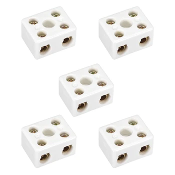 uxcell 5 Pcs 2 Way Ceramics Terminal Blocks High Temp Porcelain Connectors 39x31.5x23mm for Electrical Wire Cable
uxcell 5 Pcs 2 Way Ceramics Terminal Blocks High Temp Porcelain Connectors 39x31.5x23mm for Electrical Wire Cable