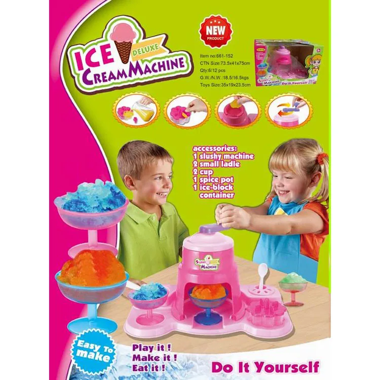 Children Play House Play Cut Ice Machine for Making Set Slush Machine Mould D. Production of Handmade Food
Children Play House Play Cut Ice Machine for Making Set Slush Machine Mould D. Production of Handmade Food