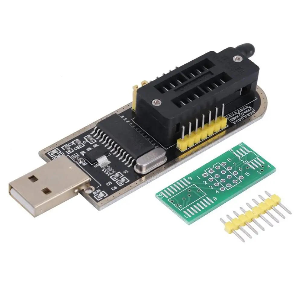 Black & Yellow 25 SPI Series 24 EEPROM CH341A BIOS Writer Routing LCD Flash USB Programmer Easy Convenient Operation
Black & Yellow 25 SPI Series 24 EEPROM CH341A BIOS Writer Routing LCD Flash USB Programmer Easy Convenient Operation
