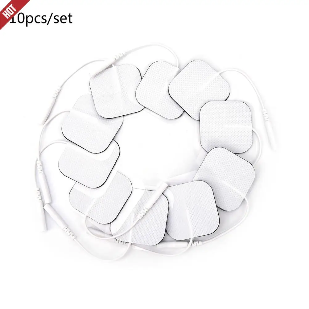 

2/10Pcs/lot Electrode Pads Physiotherapeutic Patches Replacement For Tens Massagers Machine Electronic Physiotherapy Massager