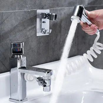 Bathroom Faucet External Shower Handheld Sprayer Sprinkler+Base+Hose+Valve Set For Hand Basin Sink Shower Faucet
Bathroom Faucet External Shower Handheld Sprayer Sprinkler+Base+Hose+Valve Set For Hand Basin Sink Shower Faucet