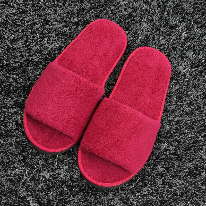 CHINELOS DE PELE PARA MULHERES, SAPATOS PARA INVERNO, DE PELÚCIA, ALGODÃO MACIO, QUENTES E CONFORTÁVEIS