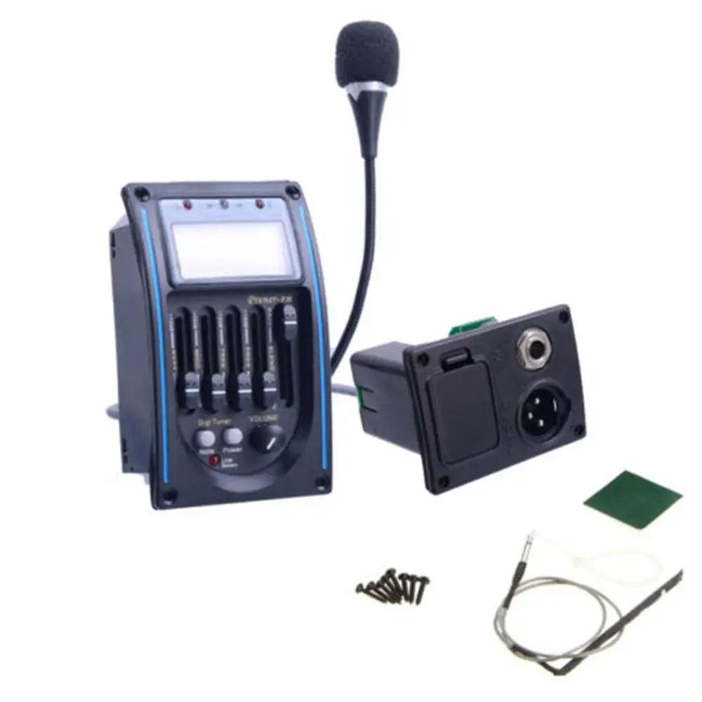 LC-5 Guitar Accessories with microphone Guitar Parts Dual Model Presys Mic Blend Preamp Acoustic Guitar Equalizer Tuner Pickup
LC-5 Guitar Accessories with microphone Guitar Parts Dual Model Presys Mic Blend Preamp Acoustic Guitar Equalizer Tuner Pickup