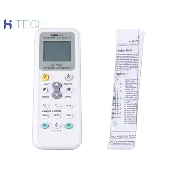 Universal 1000 in 1 K-1028E LCD Low Power Consumption Air Condition A/C Remote Control Controller
Universal 1000 in 1 K-1028E LCD Low Power Consumption Air Condition A/C Remote Control Controller
