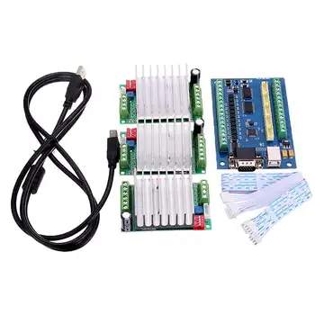 CNC Driver Board USB For Engraving Machine 5-Axis with MPG Stepper Motor Controller Board Module
CNC Driver Board USB For Engraving Machine 5-Axis with MPG Stepper Motor Controller Board Module
