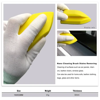Nano Cleaning Brush Felt Washing Tool Car Leather Seat Auto Care Detailing High Quality Material Durable And Practical
Nano Cleaning Brush Felt Washing Tool Car Leather Seat Auto Care Detailing High Quality Material Durable And Practical