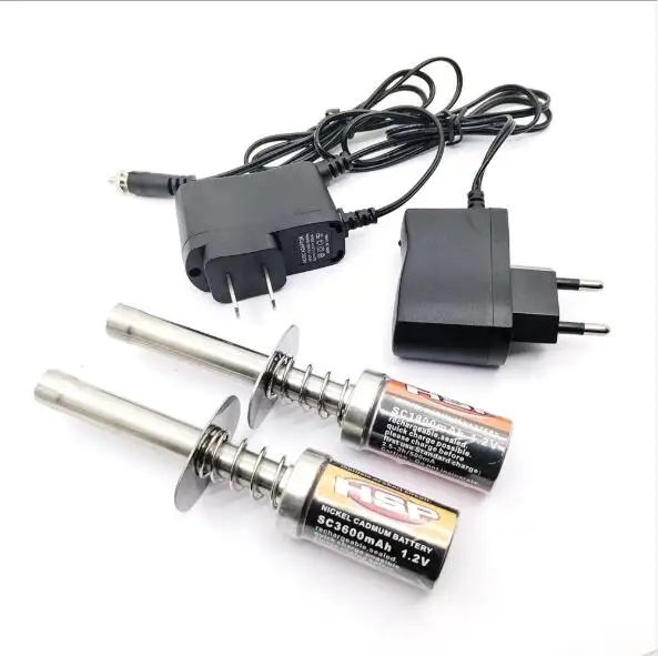 HSP 50608/10 3600Ah 1.2V Glow Plug Igniter Suitable for RC car 1/8 1/10 HSP 80101 Rechargeable glow Igniter-not Charger
HSP 50608/10 3600Ah 1.2V Glow Plug Igniter Suitable for RC car 1/8 1/10 HSP 80101 Rechargeable glow Igniter-not Charger