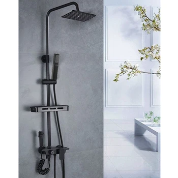 Bathroom Faucet Matte Black Rain Shower Bath Faucet Wall Mounted Bathtub Shower Mixer Tap Shower Faucet Shower Set Mixer
Bathroom Faucet Matte Black Rain Shower Bath Faucet Wall Mounted Bathtub Shower Mixer Tap Shower Faucet Shower Set Mixer