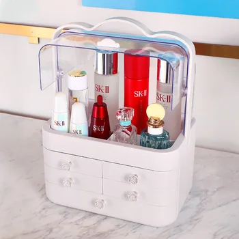 Oversized Cosmetic Storage Box Portable Transparent Dust-proof Drawer Rack Dressing Table Rack Desktop Finishing Box
Oversized Cosmetic Storage Box Portable Transparent Dust-proof Drawer Rack Dressing Table Rack Desktop Finishing Box