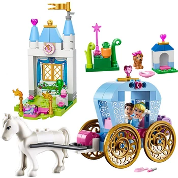 Girls Building Blocks 37002 Duploe Princess Cinderella Pumpkin Carriage Set Toys Compatible Lepining Friends 41053 41146
Girls Building Blocks 37002 Duploe Princess Cinderella Pumpkin Carriage Set Toys Compatible Lepining Friends 41053 41146