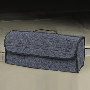 Car Trunk Organizer Storage Bag Foldable Felt Auto Car Boot Organizer Storage Box Travel Luggage Tools Tidy Car Styling Gray 
Car Trunk Organizer Storage Bag Foldable Felt Auto Car Boot Organizer Storage Box Travel Luggage Tools Tidy Car Styling Gray