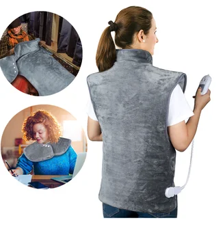 Electric Large Warming Heating Shawl Pad Neck Back Heating Wrap Adjustable Temperature Level With Automatic Shut OFF
Electric Large Warming Heating Shawl Pad Neck Back Heating Wrap Adjustable Temperature Level With Automatic Shut OFF