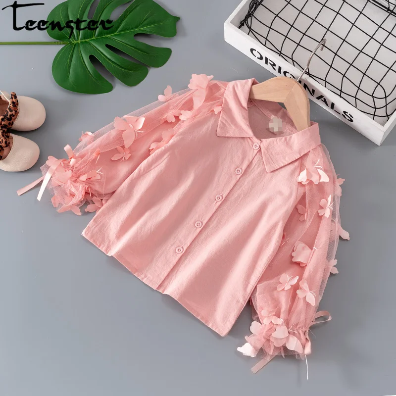Teenster Fashion Little Girls Blouse Butterfly Embroidery Korean Cute Baby Girl Costume Fall Long Sleeve Shirts Kids Outfits
Teenster Fashion Little Girls Blouse Butterfly Embroidery Korean Cute Baby Girl Costume Fall Long Sleeve Shirts Kids Outfits