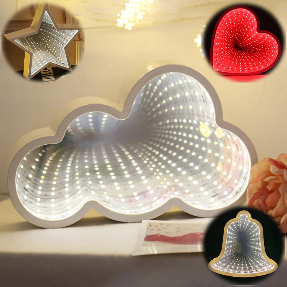 Creative 3D Christmas Stars LOVE Cloud Heart Pineapples Tunnel Lamps Cute Novelty Fairy Lamp For Kids Baby Night Light Decor
Creative 3D Christmas Stars LOVE Cloud Heart Pineapples Tunnel Lamps Cute Novelty Fairy Lamp For Kids Baby Night Light Decor