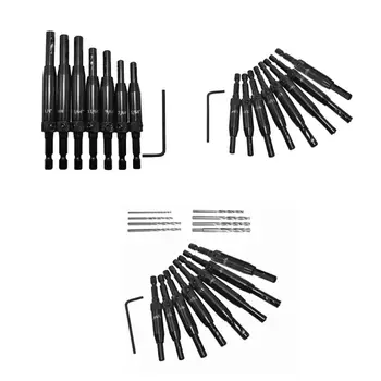1 Set Center Drill Bit Doors Self Centering Hinge Tapper Core Hole Puncher
1 Set Center Drill Bit Doors Self Centering Hinge Tapper Core Hole Puncher