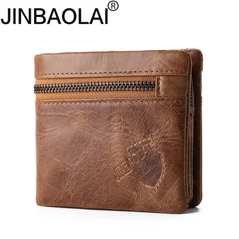 JINBAOLAI Brand Genuine Leather Zipper Pocket Wallet Men's Credit ID Cardholder Card Case Wallets Men Coin Bag Purse Carteras
JINBAOLAI Brand Genuine Leather Zipper Pocket Wallet Men's Credit ID Cardholder Card Case Wallets Men Coin Bag Purse Carteras