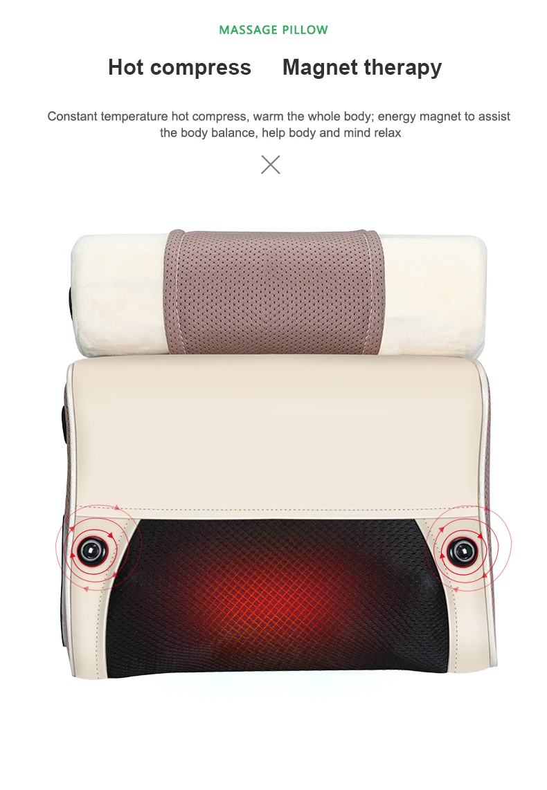 Ogamacrius Kneading Massage Pillow Wrap Electric Healthy Home Appliances Full Body Shiatsu Shoulder Neck Massager Ogamacrius Kneading Massage Pillow Wrap Electric Healthy Home Appliances Full Body Shiatsu Shoulder Neck Massager