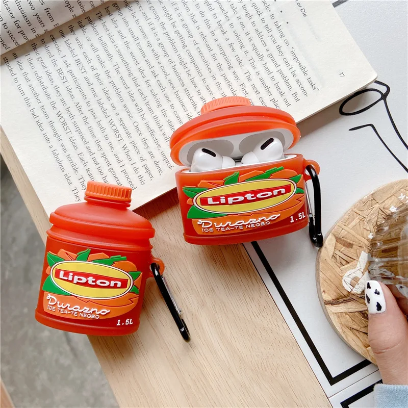 For Airpods 1/2 Case,Liption Ice Tea Case For Airpods Case,Soft Silicone Earphone Headphone Cover For Airpods Pro Case Cover
For Airpods 1/2 Case,Liption Ice Tea Case For Airpods Case,Soft Silicone Earphone Headphone Cover For Airpods Pro Case Cover