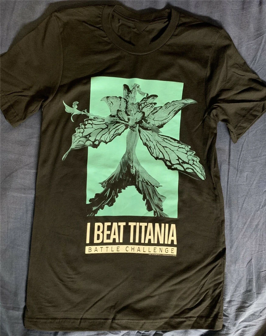 E3 2019 “I Beat Titania” Final Fantasy 14 Xiv Battle Challenge Shirt Medium Harajuku Tee Shirt
E3 2019 “I Beat Titania” Final Fantasy 14 Xiv Battle Challenge Shirt Medium Harajuku Tee Shirt