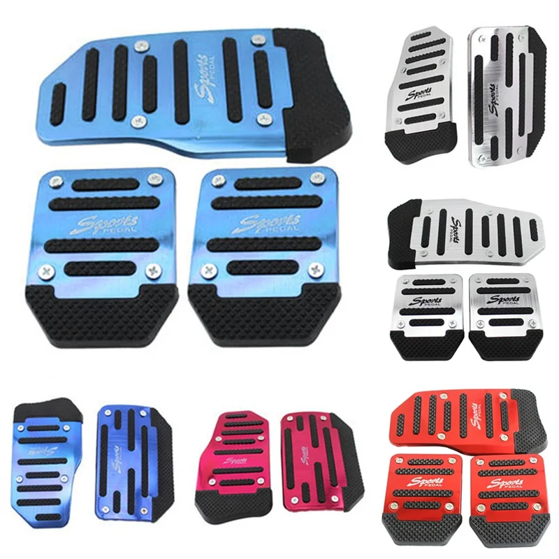 Lcyonger Universal Gas Brake Foot Pedal Pad Cover Non-Slip Automatic Car Accessories Aluminum alloy
Lcyonger Universal Gas Brake Foot Pedal Pad Cover Non-Slip Automatic Car Accessories Aluminum alloy