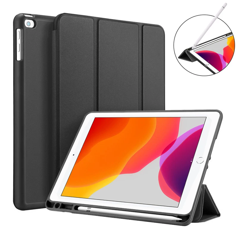 Case For iPad 10.2 inch 2019 Fold Stand Auto Sleep Smart Cover 7th Generation A2197 A2123 Protective Case with Pen Holder HY007 
Case For iPad 10.2 inch 2019 Fold Stand Auto Sleep Smart Cover 7th Generation A2197 A2123 Protective Case with Pen Holder HY007