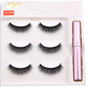 black blue 3 Pairs 3D Magnetic Fake Eyelashes Extension Natural Reusable Magnets False Eyelashes with Magnetic Liquid Eyeliner
black blue 3 Pairs 3D Magnetic Fake Eyelashes Extension Natural Reusable Magnets False Eyelashes with Magnetic Liquid Eyeliner