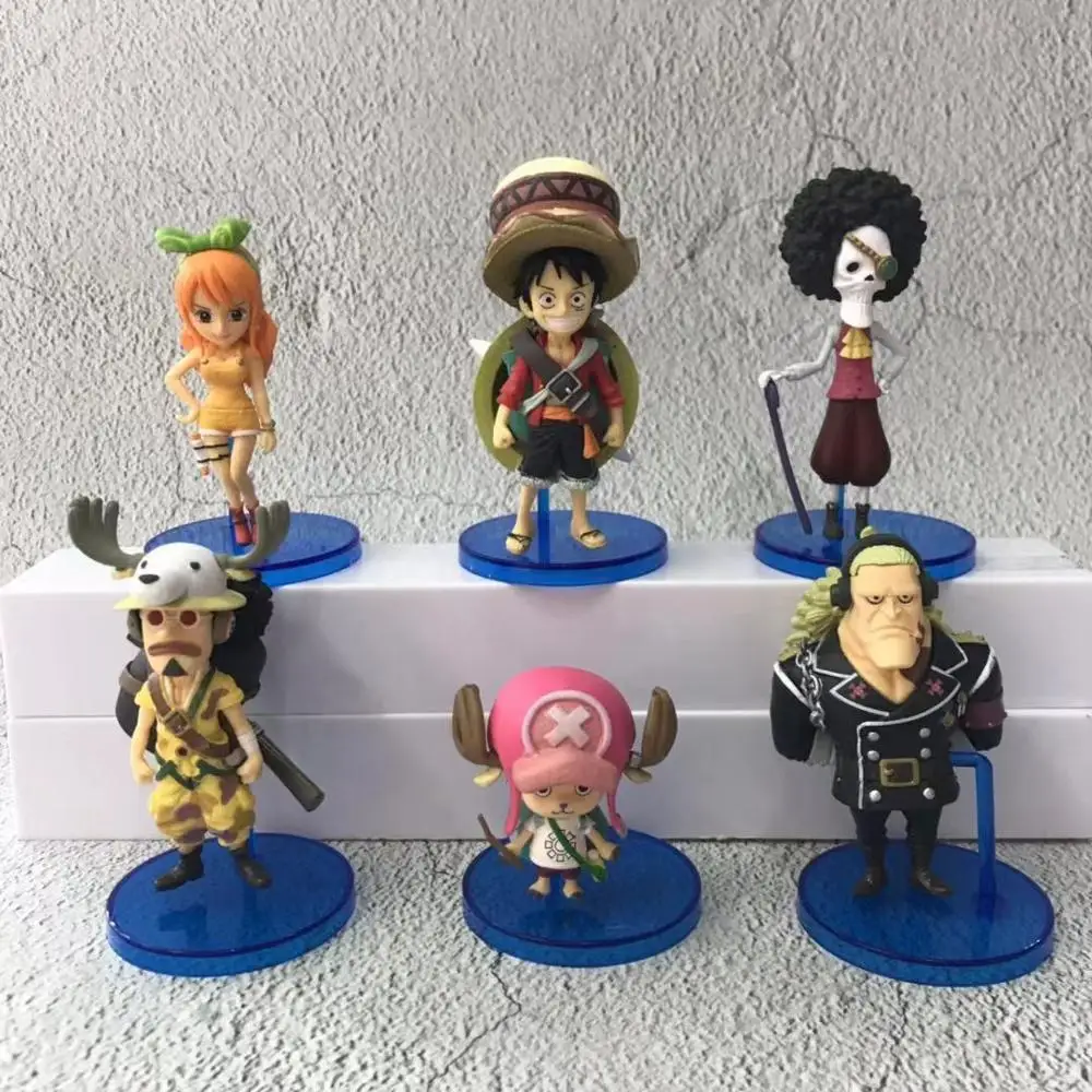 Anime One Piece WCF Luffy Nami Usopp Tony Tony Chopper Brook PVC Action Figure Collection Model Kids Toys Doll Gift 5pcs/set
Anime One Piece WCF Luffy Nami Usopp Tony Tony Chopper Brook PVC Action Figure Collection Model Kids Toys Doll Gift 5pcs/set