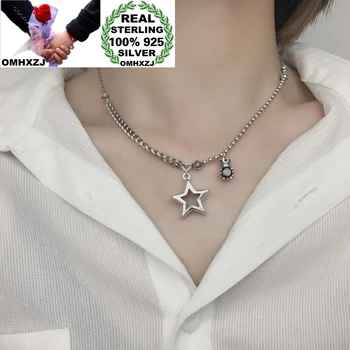 OMHXZJ Wholesale HA119 European Fashion Woman Girl Birthday Party Gift Star AAA Zircon 100% 925 Sterling Silver Pendant Necklace
OMHXZJ Wholesale HA119 European Fashion Woman Girl Birthday Party Gift Star AAA Zircon 100% 925 Sterling Silver Pendant Necklace