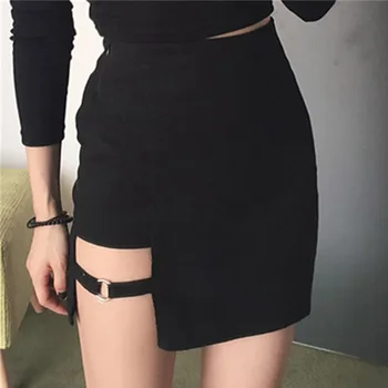 Sexy Mini Skirt Black Goth Hollow Asymmetric Design Punk Gothic Nightclub Short Skirts High Waist Bodycon Summer 2020 Skirt
Sexy Mini Skirt Black Goth Hollow Asymmetric Design Punk Gothic Nightclub Short Skirts High Waist Bodycon Summer 2020 Skirt
