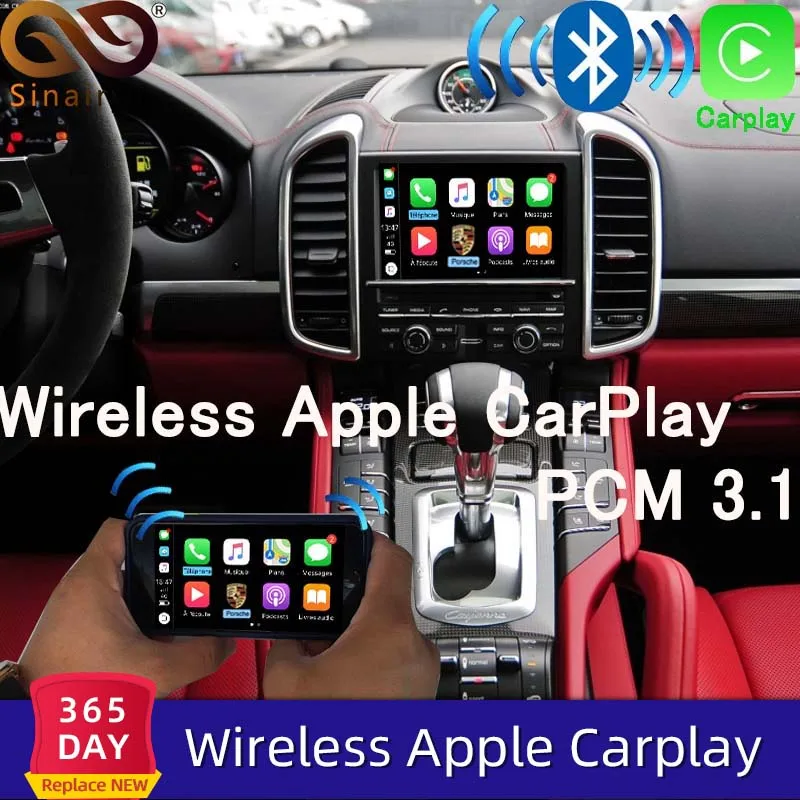Sinairyu OEM Wireless Apple CarPlay for Porsche PCM 3.1 2010-2016 Cayenne Macan Cayman Boxster 911 Android Auto Mirror Car play
Sinairyu OEM Wireless Apple CarPlay for Porsche PCM 3.1 2010-2016 Cayenne Macan Cayman Boxster 911 Android Auto Mirror Car play