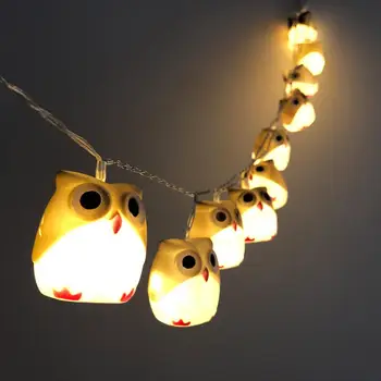 New Owl Halloween Party Decor Light 1PC 1.65m 10 LED Owl Lights String Halloween Party Garden Decoration Lights String Hot H05
New Owl Halloween Party Decor Light 1PC 1.65m 10 LED Owl Lights String Halloween Party Garden Decoration Lights String Hot H05