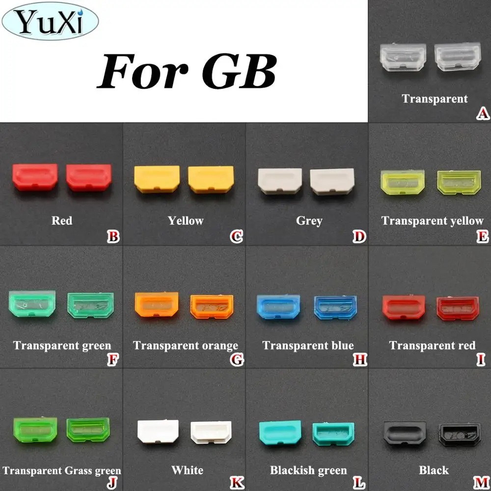 YuXi 13Color Yellow green Red Grey Black Dust Cover For Game Boy for GB Game console Shell Dust Plug Plastic Button For DMG 001
YuXi 13Color Yellow green Red Grey Black Dust Cover For Game Boy for GB Game console Shell Dust Plug Plastic Button For DMG 001