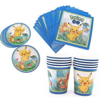 Pokemon theme cartoon birthday party set tableware plate straw straw napkin napkin banner candy box children shower decoration
Pokemon theme cartoon birthday party set tableware plate straw straw napkin napkin banner candy box children shower decoration