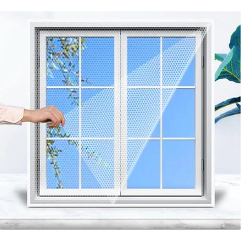 1.3Mx1.5M Self-adhesive Anti-mosquito Screen Mesh Invisible Screen DIY Breathable Free Cut Stealth Window Curtain Screens /BY
1.3Mx1.5M Self-adhesive Anti-mosquito Screen Mesh Invisible Screen DIY Breathable Free Cut Stealth Window Curtain Screens /BY