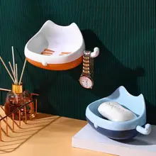 Zhaocai Lucky Cat Cartoon Soap Box Hole Free Wall Mounted Drain Rack Toilet Rack Portable Soap Dishes For Bathroom Dormitory
Zhaocai Lucky Cat Cartoon Soap Box Hole Free Wall Mounted Drain Rack Toilet Rack Portable Soap Dishes For Bathroom Dormitory