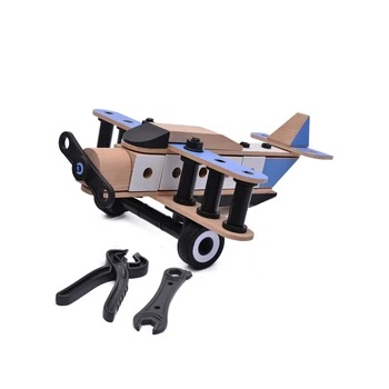 Wooden DIY 3D Three-dimensional Assembled Airplane Model Puzzle Toys For Children Creative Baby Kid Early Puzzle Eduaction Toys
Wooden DIY 3D Three-dimensional Assembled Airplane Model Puzzle Toys For Children Creative Baby Kid Early Puzzle Eduaction Toys
