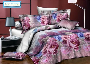 BEST.WENSD Wedding marry bed set Ultra soft 4 Piece king bedding sets Bed linen Duvet Cover Set Modern / Western style -edredon
BEST.WENSD Wedding marry bed set Ultra soft 4 Piece king bedding sets Bed linen Duvet Cover Set Modern / Western style -edredon