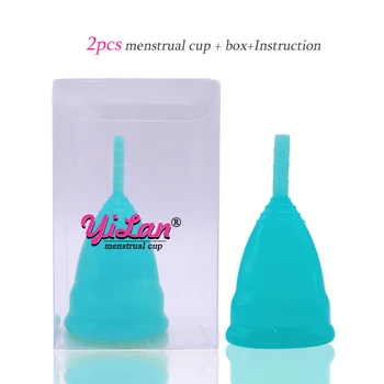 2pcs Menstrual Cup with Box Feminine Hygiene Menstrual Period Cup Woman Copa Mestrual Coletor Reusable Vaginal Cup
2pcs Menstrual Cup with Box Feminine Hygiene Menstrual Period Cup Woman Copa Mestrual Coletor Reusable Vaginal Cup