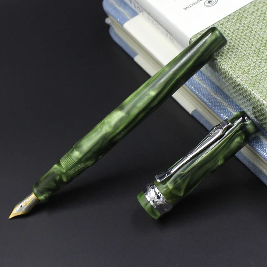 Old Stock PB Green Celluloid Fountain Pen Ink Pen Converter Pen Fine Nib Stationery Office school supplies penna stilografica
Old Stock PB Green Celluloid Fountain Pen Ink Pen Converter Pen Fine Nib Stationery Office school supplies penna stilografica
