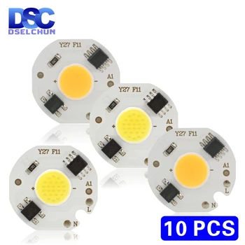 10pcs/lot 3W 5W 7W 9W LED COB Chip 220V Smart IC No Need Driver LED Bulb Lamp for Flood Light Spotlight Downlight Diy Lighting
10pcs/lot 3W 5W 7W 9W LED COB Chip 220V Smart IC No Need Driver LED Bulb Lamp for Flood Light Spotlight Downlight Diy Lighting