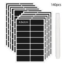 Jar Labels Stickers Blackboard-Tags Organizer Chalk-Pen Bottles Storage Removable 140pcs Jar Labels Stickers Blackboard-Tags Organizer Chalk-Pen Bottles Storage Removable 140pcs